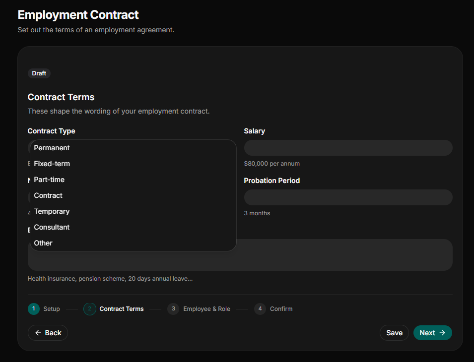 hrdocket-contract-generator