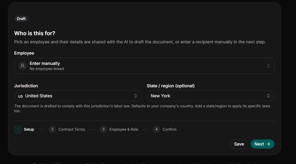 hrdocket-jurisdiction-aware drafting