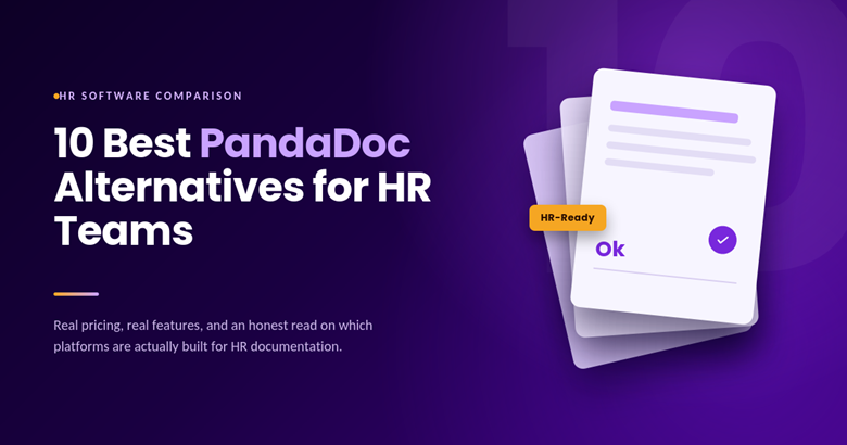 10 Best PandaDoc Alternatives for HR Teams