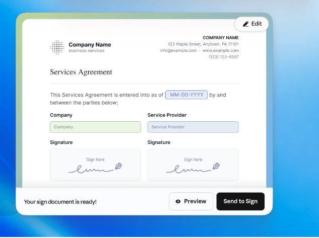 Jotform sign workflows