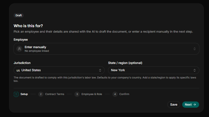 Jurisdiction-aware